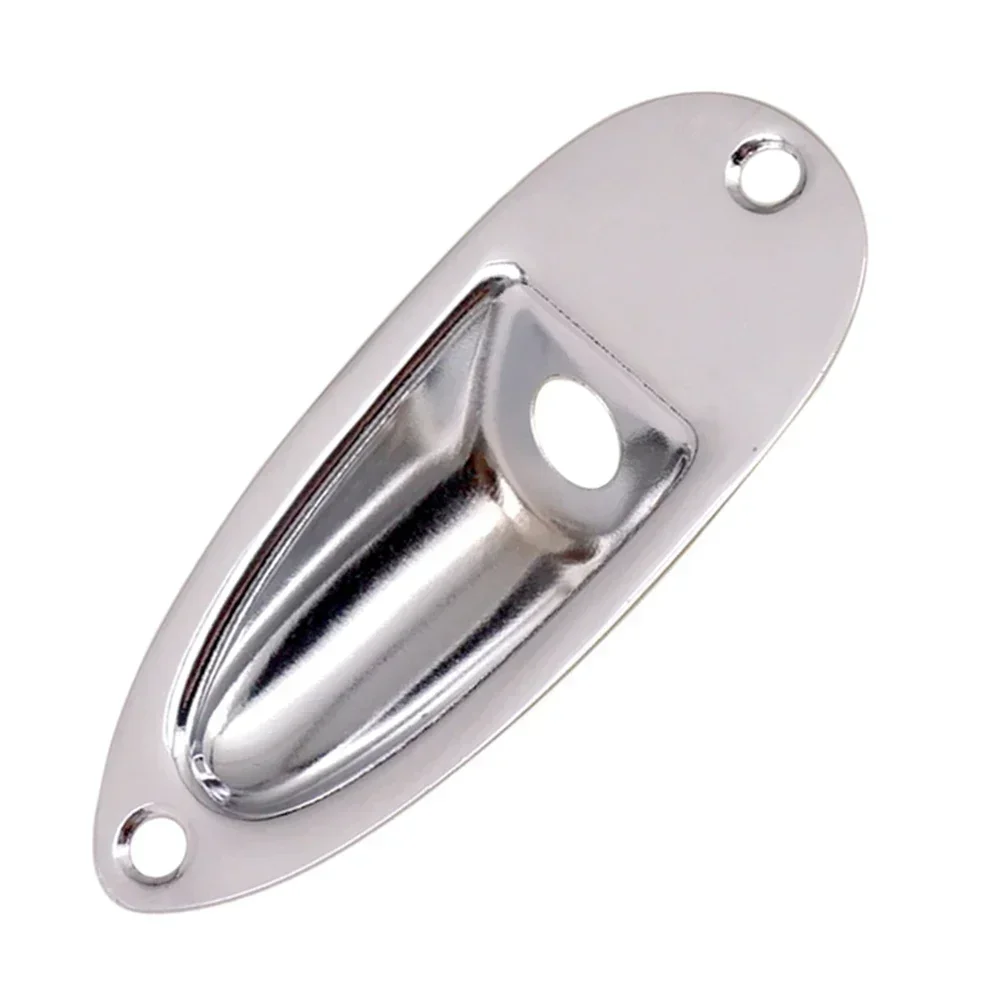 Boat-Shaped JackPlate With Screws Precision-Crafted JackPlate For Style Guitars 81.5x32x13mm Electric Guitar Accessories