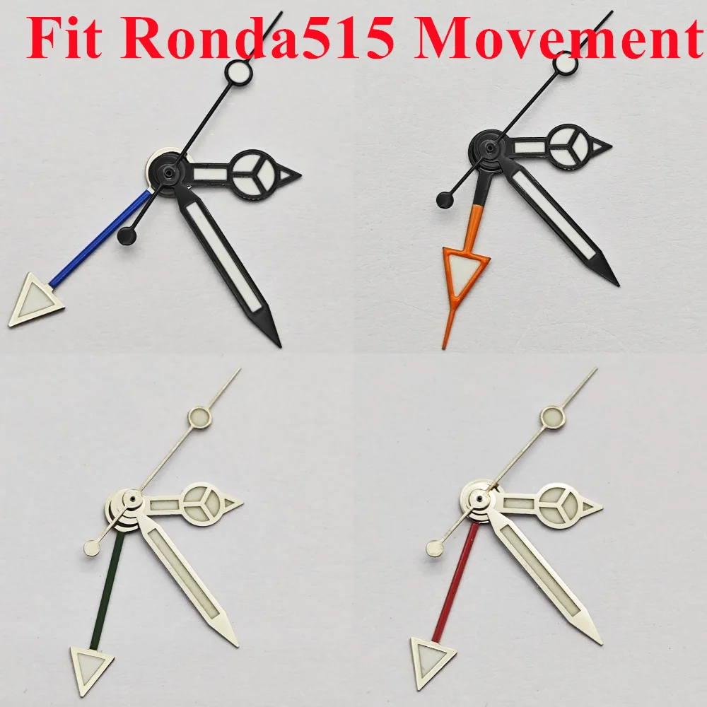 

Часы RICHUS Ronda515 GMT, серебристые, черные, стрелки, синие, зеленые, светящиеся, подходят для Ronda 515, кварцевый механизм, аксессуар для часов