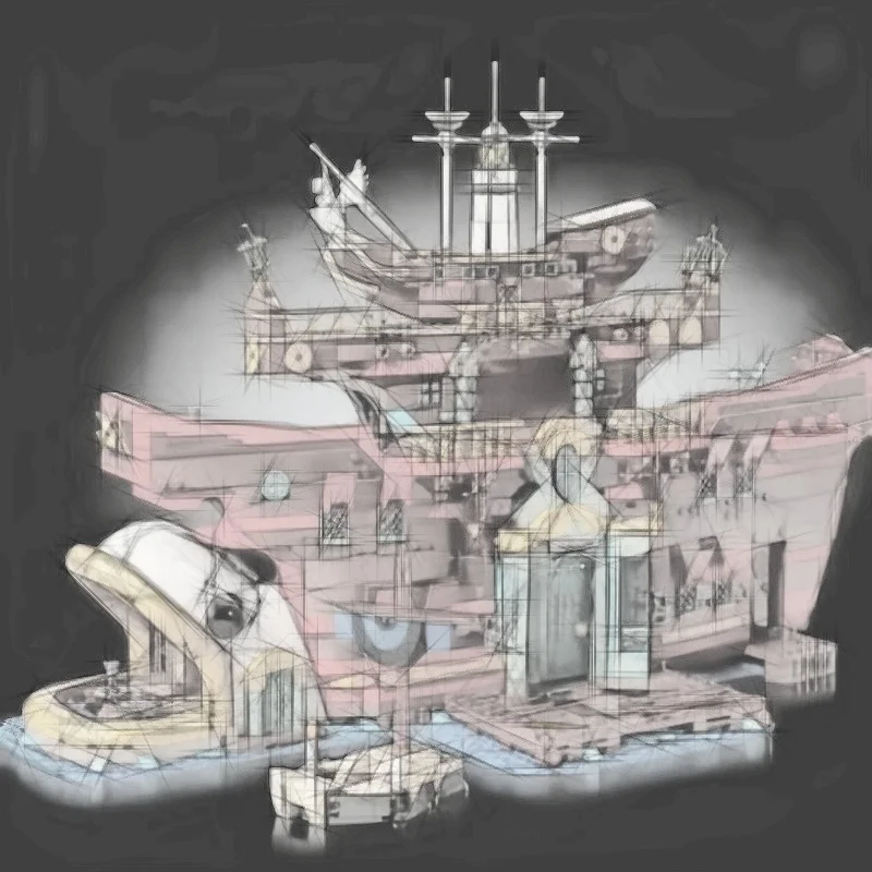 

The new floating restaurant building blocks are suitable for Christmas Day gifts for children and adults