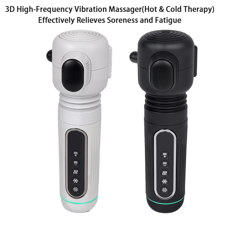 

Theratools High-Frequency Massage Gun with Hot/Cold Compress - Muscle & Fascia Release Therapy Gun