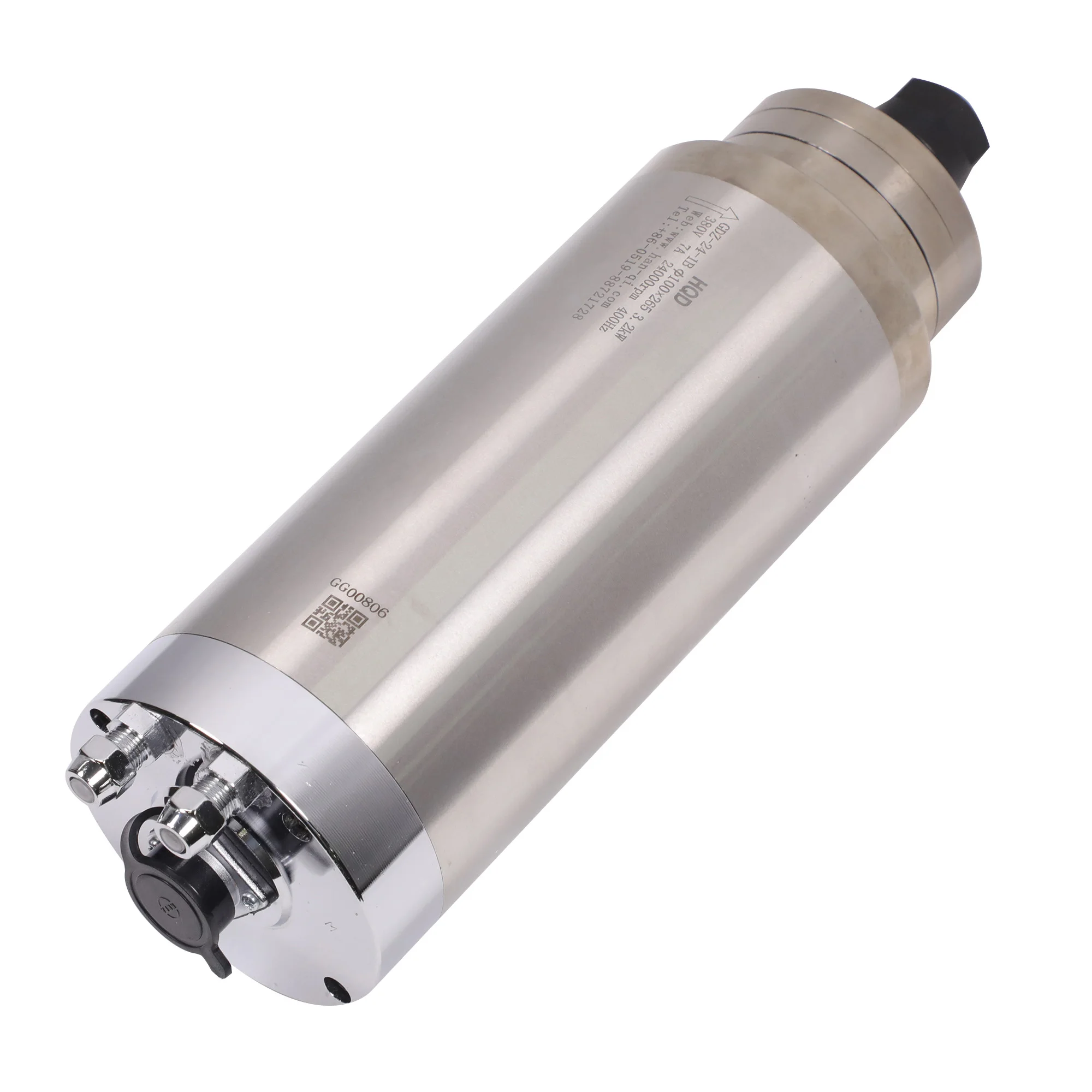 มอเตอร์แกนหมุน CNC รุ่น GDZ-24-1B 3.2 กิโลวัตต์ ระบายความร้อนด้วยน้ำ สำหรับแกะสลักหิน แกะสลักโลหะ และงานกัด