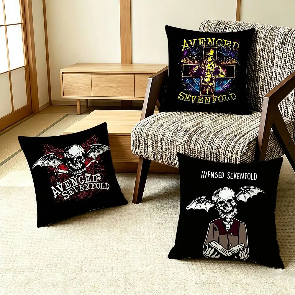 COOL Band A-Avenged Sevenfold   Pillow Case Pattern Printed Pillowcase For Living Room Sofa Cushion Cover