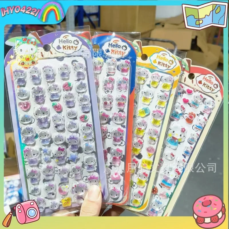 

Случайные 3D-наклейки с объемным кристаллическим эффектом для детей, развивающие декоративные наклейки для телефона, ноутбука, DIY-поделок, украшения, подарки