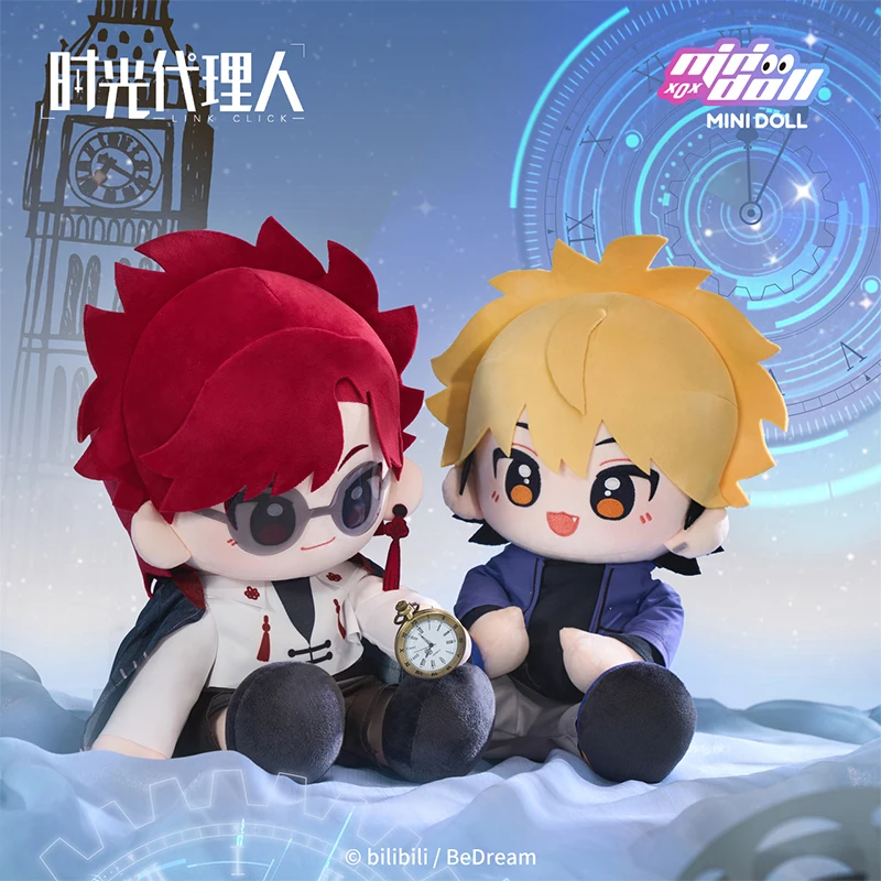 Original Minidoll Link Click Reverse Journey Series 35 cm Plüsch-Baumwollpuppe Huhu Offizielle Version Stofftierspielzeug