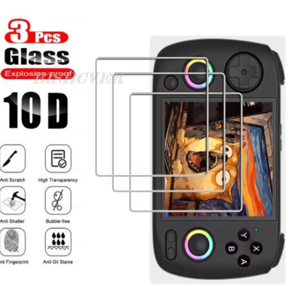 Закаленное стекло 9H HD для игровой консоли ANBERNIC RG CubeXX 3 95 дюйма в стиле ретро на RGCubeXX Cube XX Защитная пленка