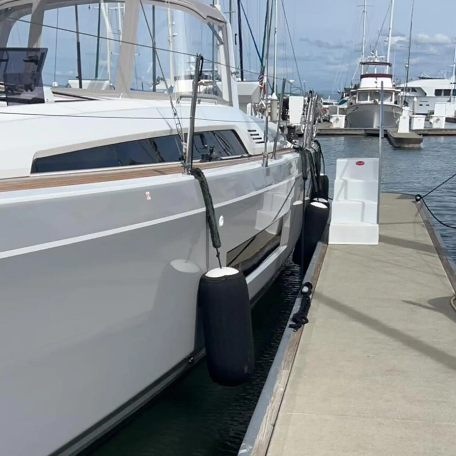 

Boat Fender Cover Protector with Drawstring Thickened Boat Covers Sleeve for