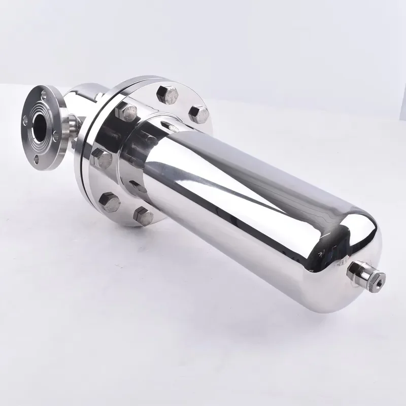 10" 0.2μm Multi-Cartridge High-Pressure Mirror Finished Sanitary SS 316 Air Filter with Pleated Filter Cartridge