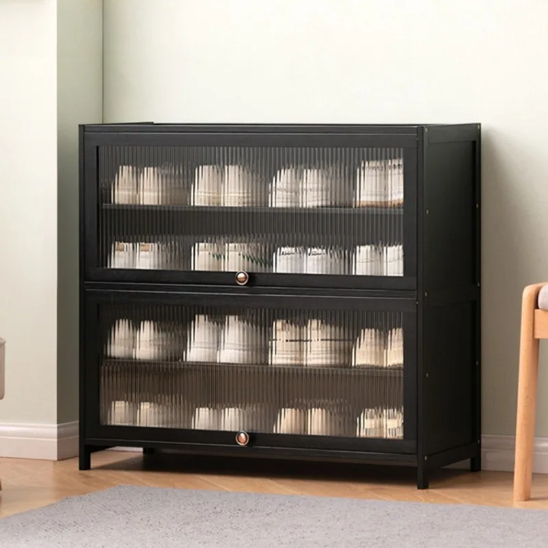 

Firm Shoe cabinet storage rack household modern door large capacity simple space saving ultra-thin solid wood
