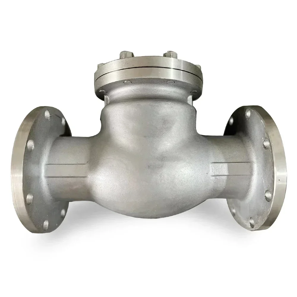 PN16 CF8M Edelstahlgehäuse SS304 Disc Swing Rückschlagventil mit Rücklauf Heiße Verkäufe