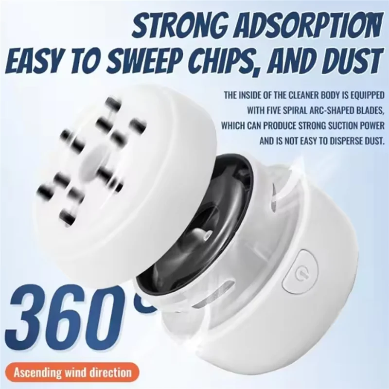 Super Deal -Mini Vacuum Cleaner Wireless Portable Desktop Cleaning Office PC Keyboard Cleaner view 3