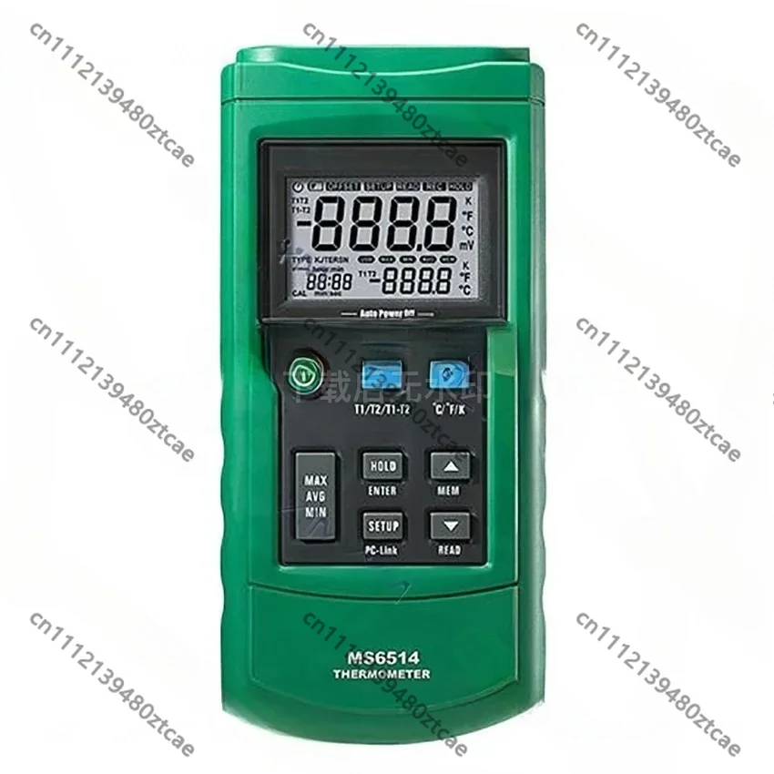 Dual Channel Digital Thermometer Data Logger Thermocouple Temperature Sensor Tester USB Interface High Precision 1000Groups Data