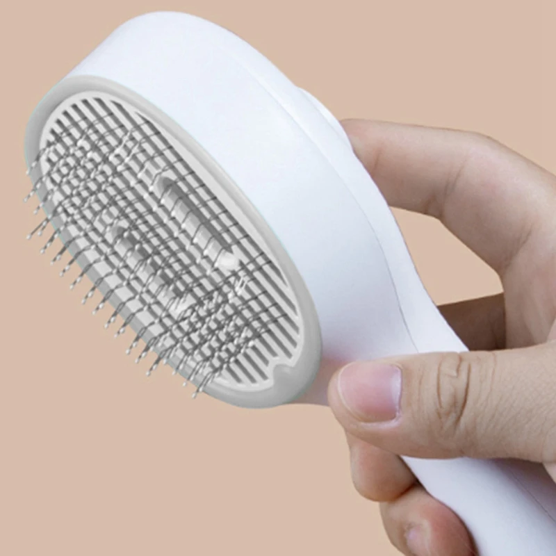 Pet Comb -Pet Brush Cleaning Brush For Shedding Dog Cats Grooming Comb Removes Loose Underlayers & Tangled Hair For Pet