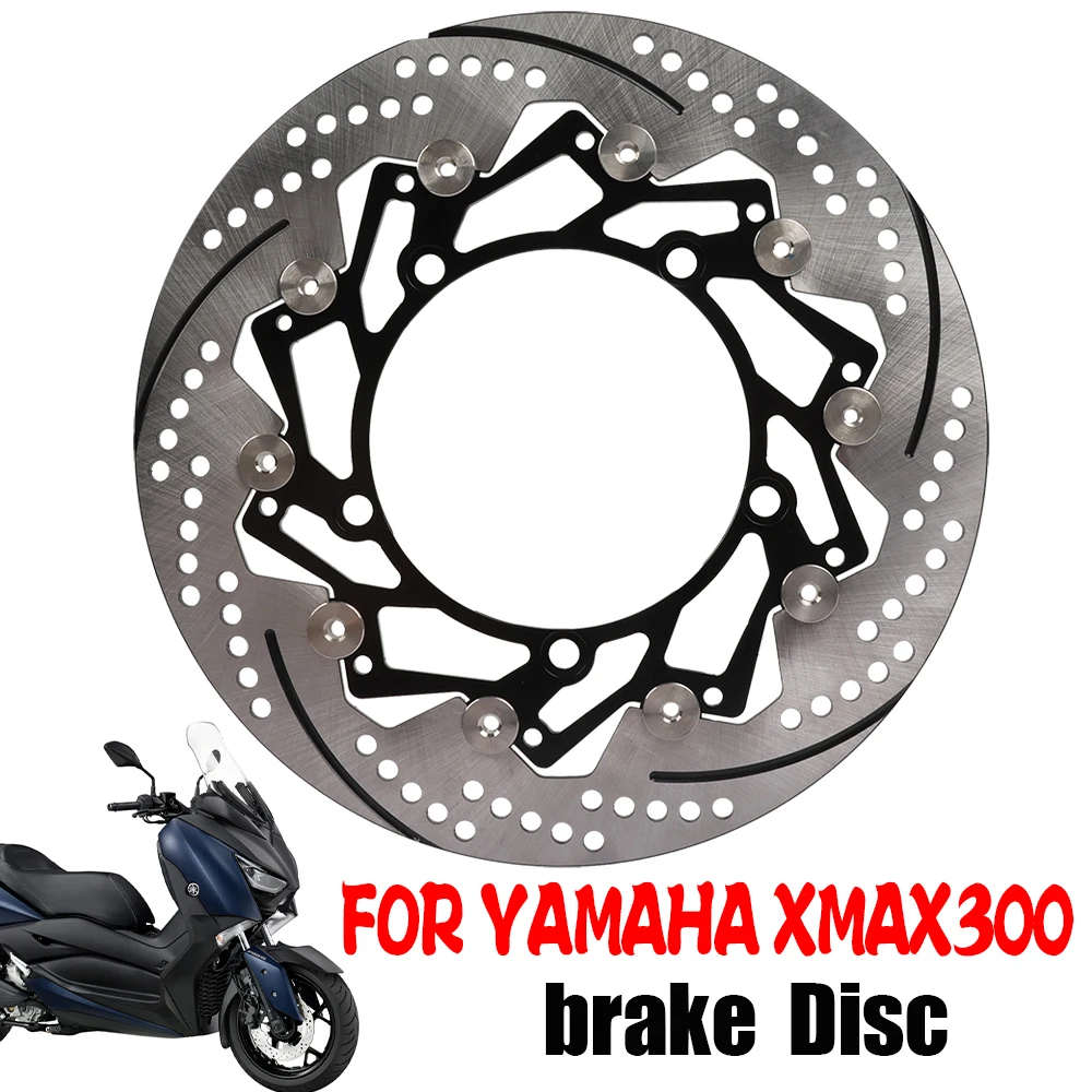 Für Xmax300: Modifizierte schwimmende Bremsscheibe mit Radiant-Bremssattel-Adapter, 300 mm schwimmende Scheibe