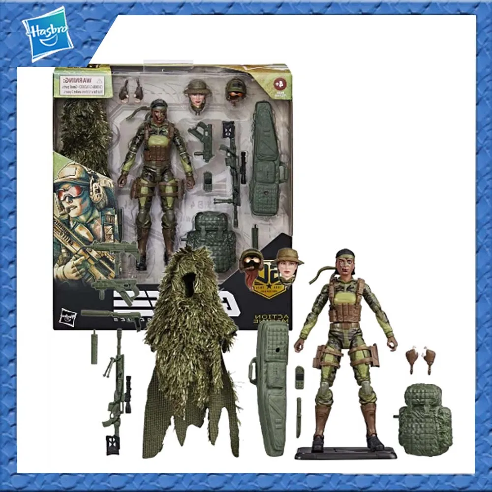 Original Hasbro Gi Joe Classified Series 60Th Anniversary Action Marine Sniper Action Figure Model Toy Gift Collection