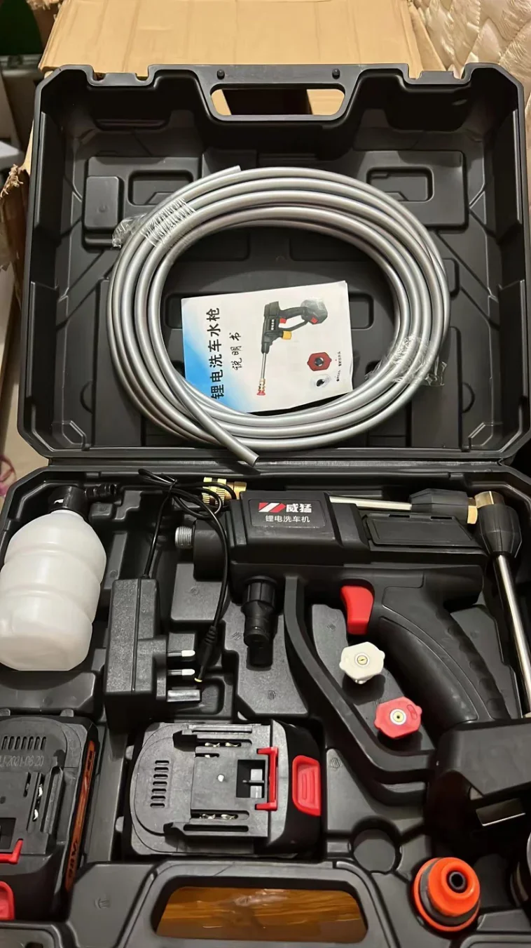 # Hot 21v High Pressure Battery Cordless Car Washer 48Vf Wireless Spray Water Gun