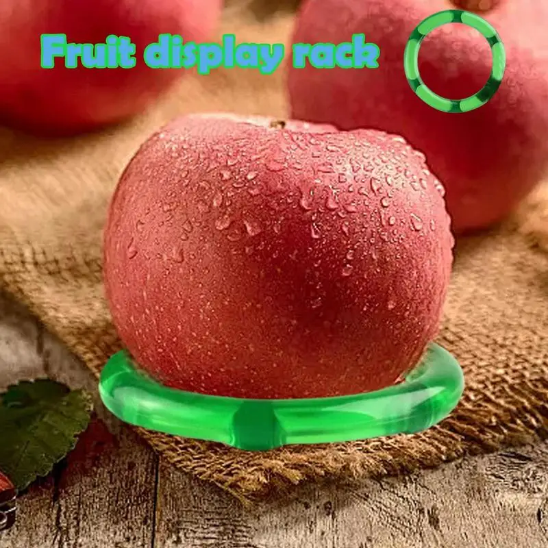 

10pcs Fruits Displaying Rack Supermarket fruit holder display stand Fixing Ring Watermelon Display Holder Non-slip Fixed Ring