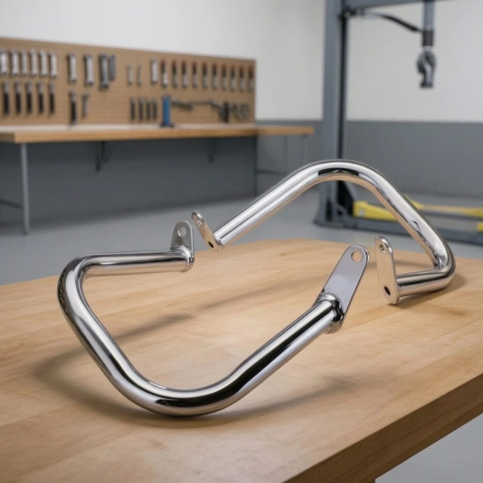 Motorcycle Crash Bar Set Safeguarding Cylindrical Engine Guard Motorcycle Highway Hoops Corrosion-Resistant Long-Lasting