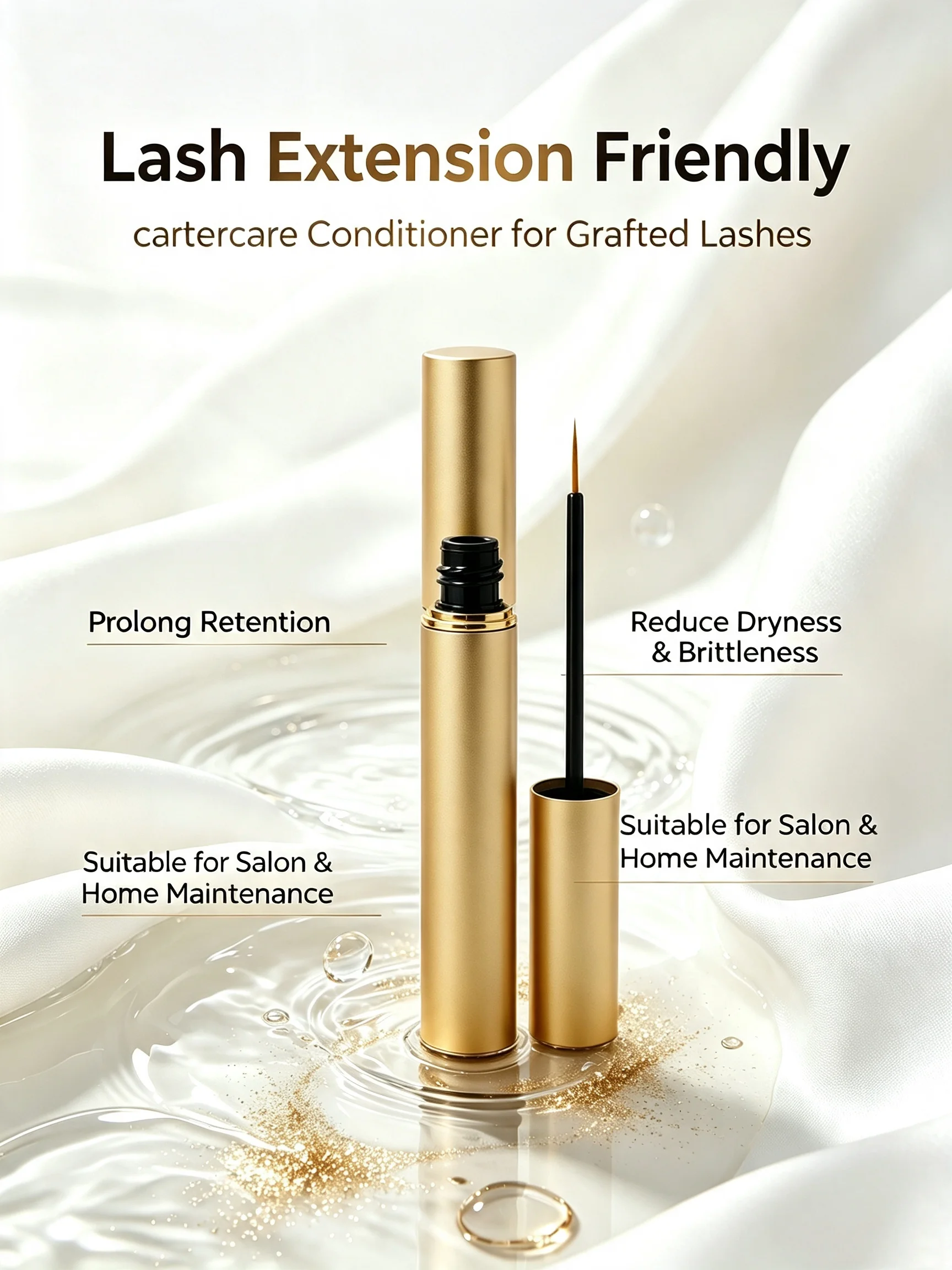 Custom Private Label Eyelash Growth Serum Moisturizing Lash Essence Lengthen Thicker Curly Prevent Eyelash Baldness Empty Bottle