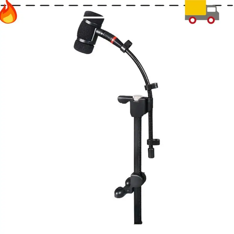 

Discount-Adjustable Instrument Stand With Rackmount Bracket Clip Microphone Clip Soft Rubber Shock-Absorbing Structure