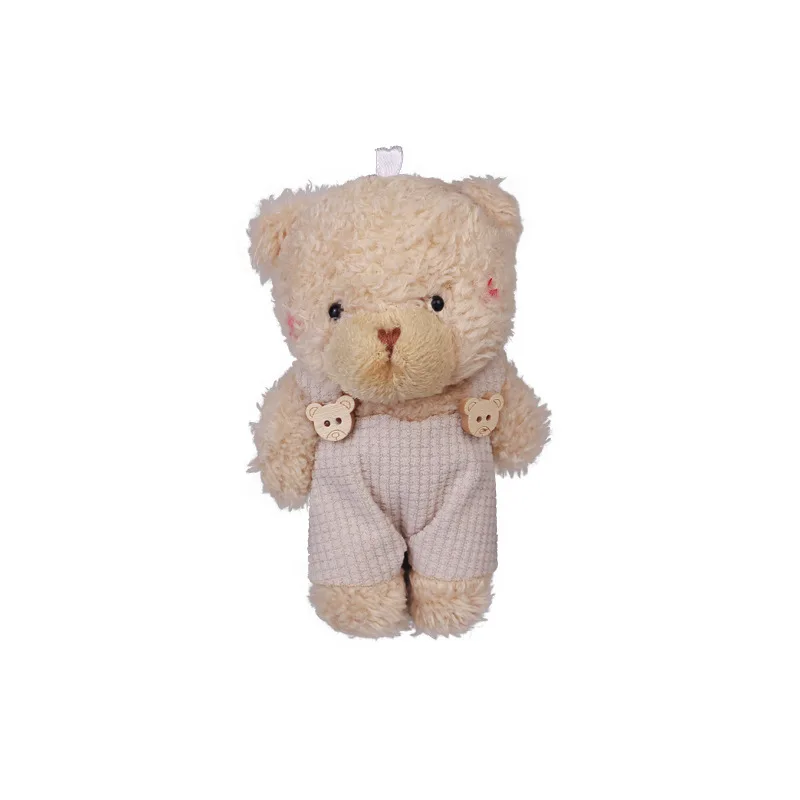 70 pçs bonito blush urso babador calças de pelúcia velo boneca saco pingente chaveiro-brinquedo macio presente para todas as idades