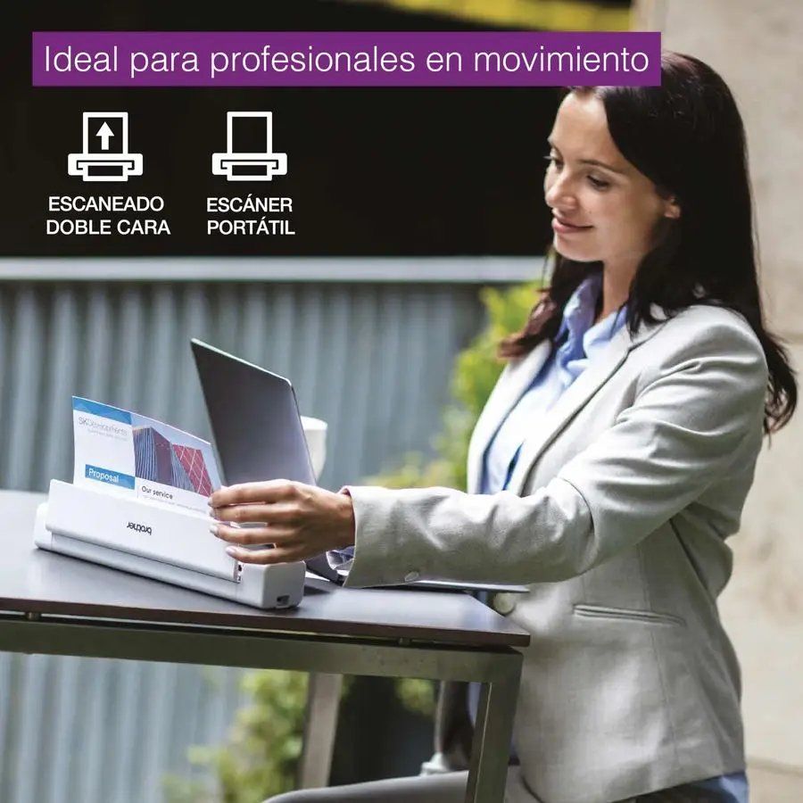 ماسح المستندات المتنقل المدمج المزدوج DS740D #6