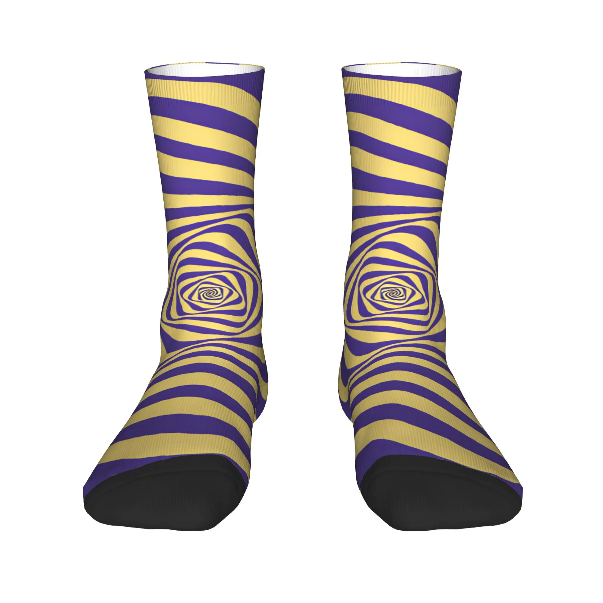 Abstract Swirl Disorder Stockings  Fashion Socks Unisex Men Medium Soft Socks Autumn Outdoor Graphic Non Skid Socks Gift