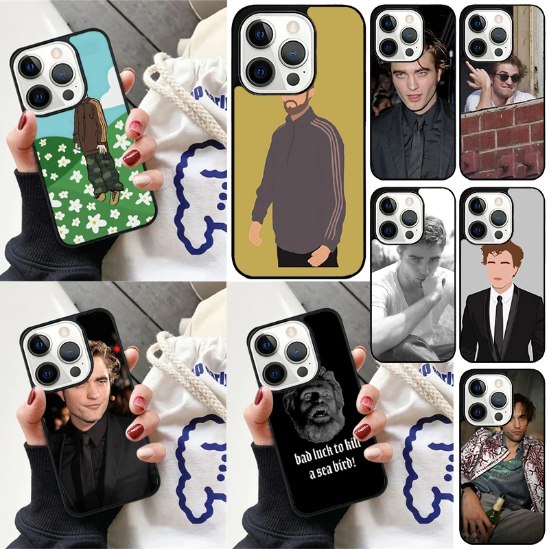 Robert Pattinson Standing Meme Cover For iPhone 16 13 14 15 Pro Max 12 Mini 11 15 Pro Max 6 7 8 Plus Max SE 2020 Phone Case