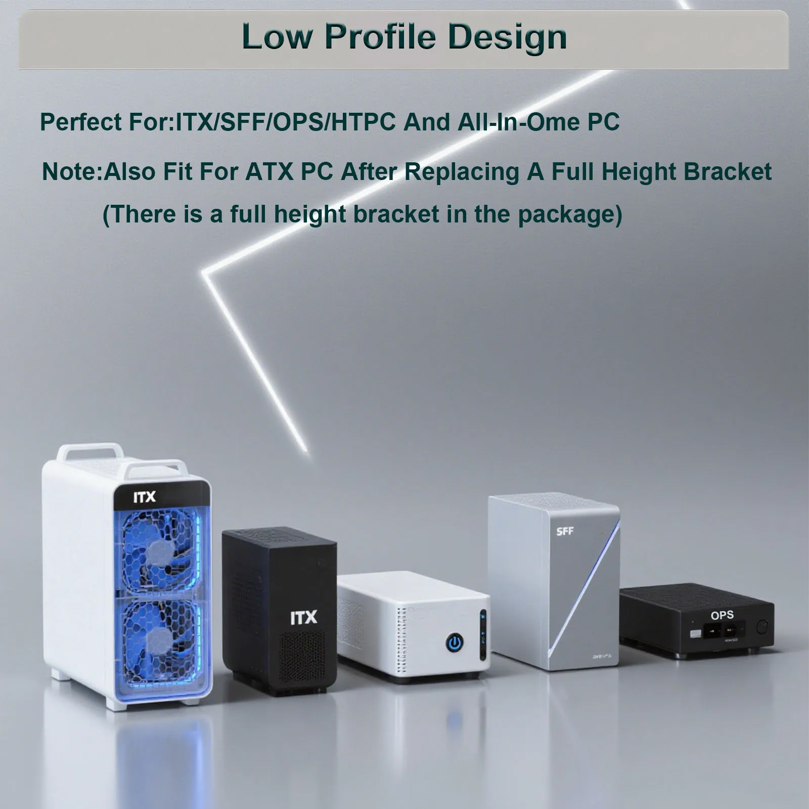 بطاقة رسومات SongryVGA GTX 1050 4GB GDDR5 منخفضة المستوى، 128 بت PCIe 3.0 x16، منافذ HDMI DP HDCP 2.2 دعم، وحدة معالجة الرسومات ذات الشكل الصغير