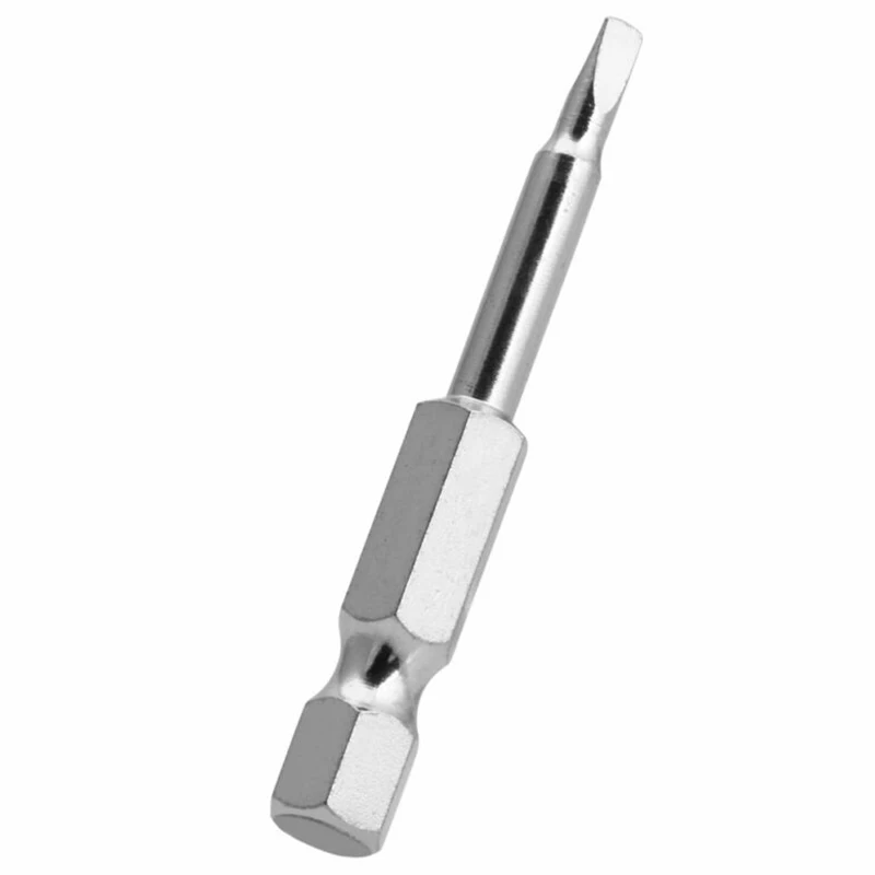 Accessory Practical Useful Screwdriver bit Hex 75mm Electric Head for impact Insert Magnetic for s2 steel Silver