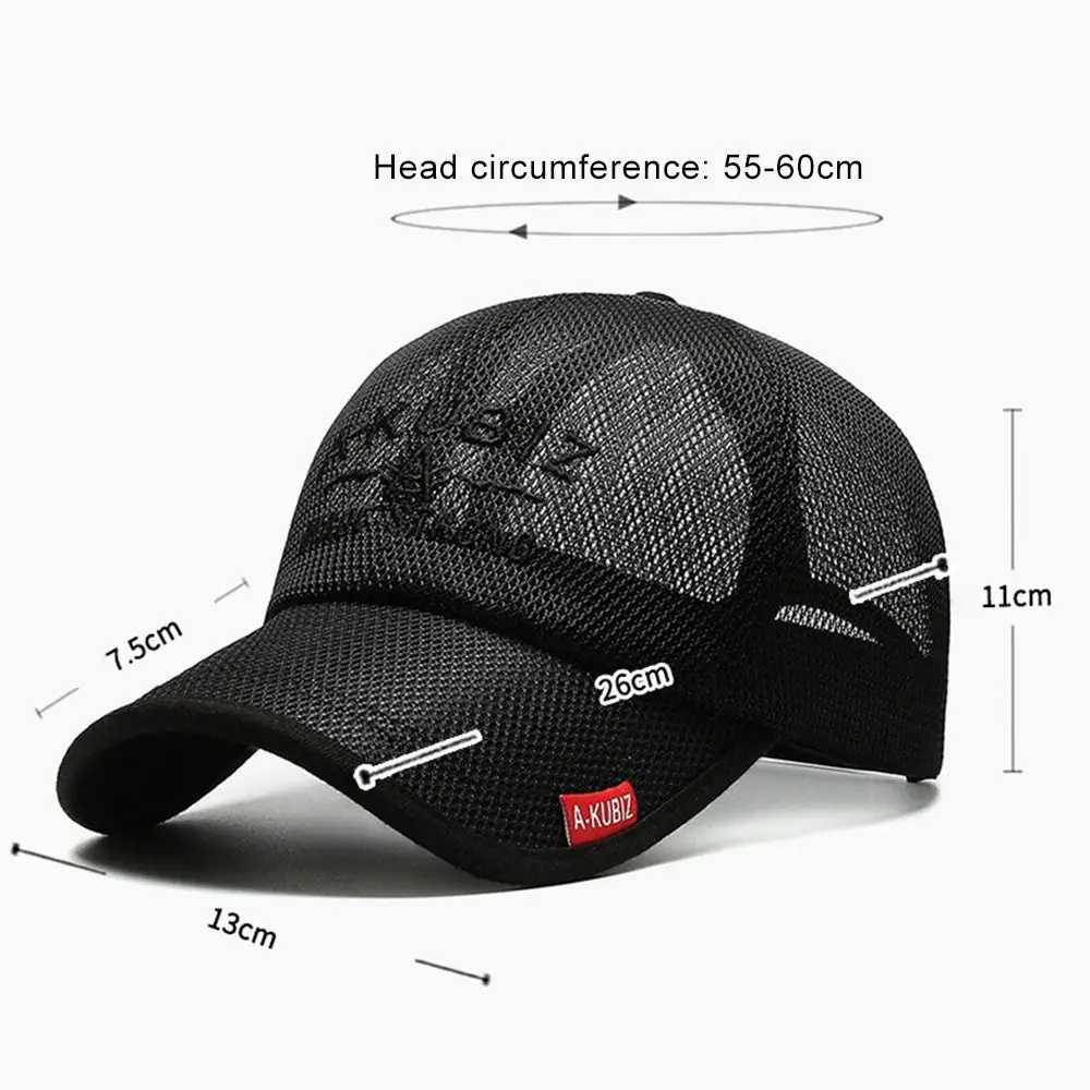 Quick Dry Fashion Men Women Summer Sunscreen Hats Full Mesh Hats Sun Protection Caps Baseball Cap