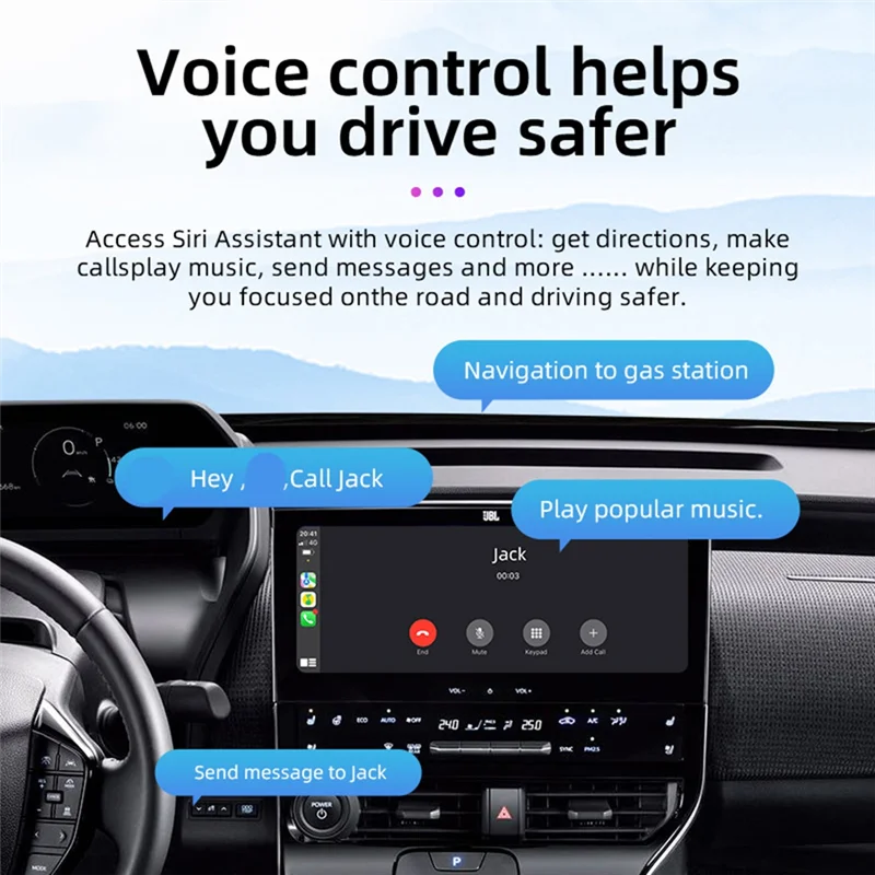 AA87 2 In 1 Carplay Adapter Android Auto Wired To Wireless Plug & Play USB Dongle Type C Connection For VW Benz  Kia