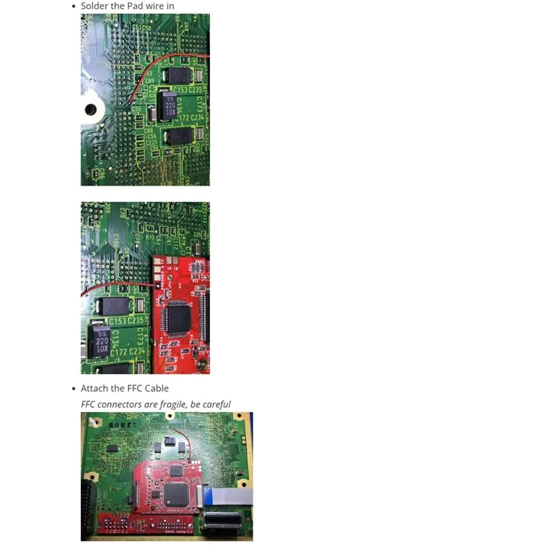 B92B GCDual MOD Kit for Gamecube DOL-001 Console GCVideo RGB YPbPr Output Digital Video Adapter Board