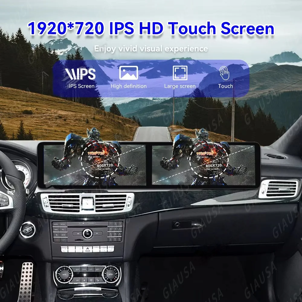 12.3'' HD Screen For Mercedes Benz CLS W257 2021-2024 LHD RHD Car Radio GPS Android13 CarPlay Multimedia Player Head Unit Update