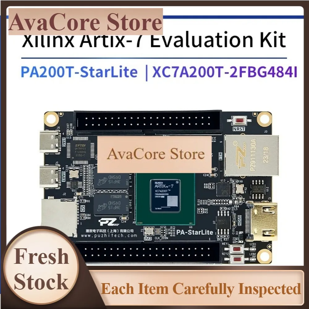 AvaCorePuZhi PZ-A7200T Starlite Evaluation Kit Xilinx Artix-7 XC7A200T FPGA Development Board Core Borad MIPI Industrial Grade