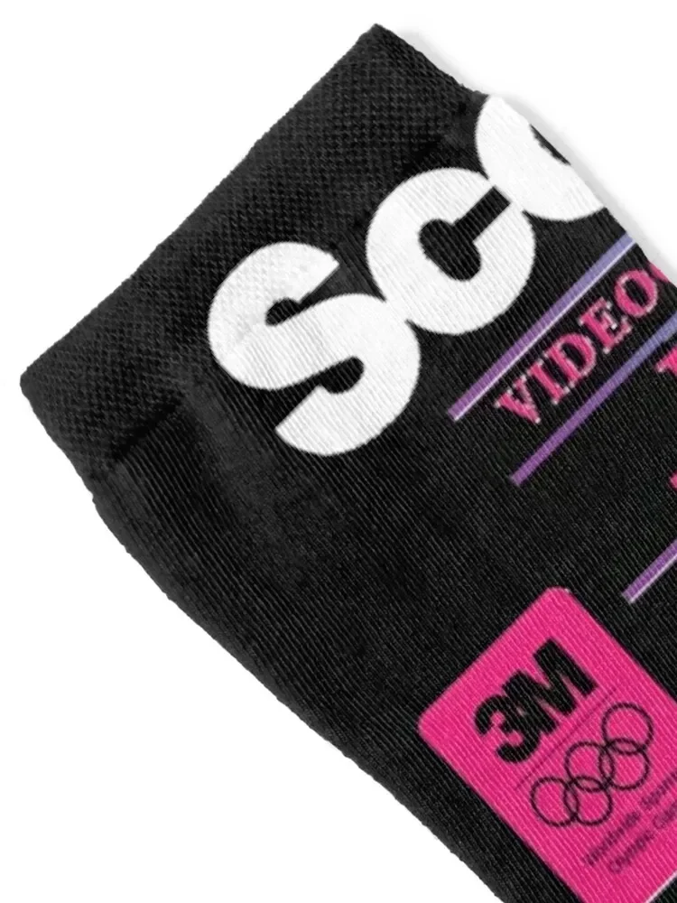 Vaporwave VHS Scotch E-180 EG+ Socks cycling luxury designer brand Thermal man winter Boy Child Socks Women's