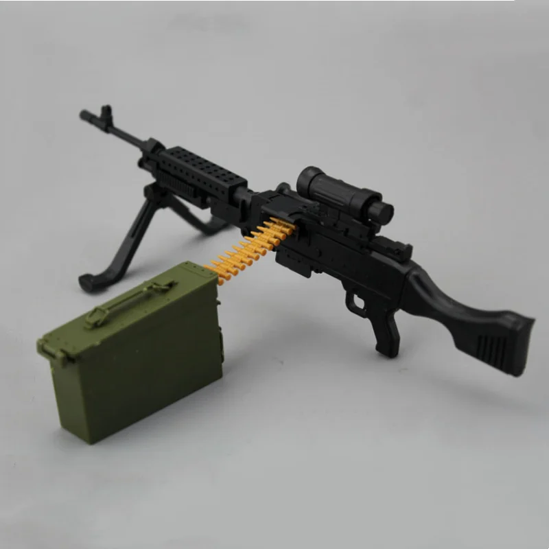기관총 조립 무기 모델 키트, 군인 액세서리, 1/6 체중계 M240B
