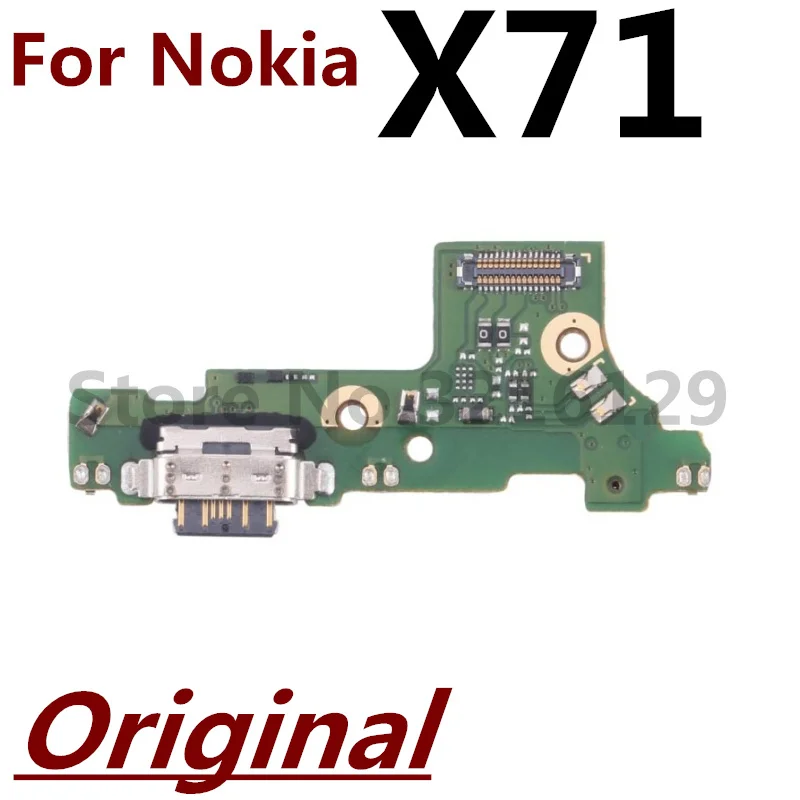 Original USB Charge Charging Port Dock Connector Mic Board Flex Cable For Nokia 6 7 plus 5.1 6.1 7.1 8.1 Plus X5 X6 X7 X71