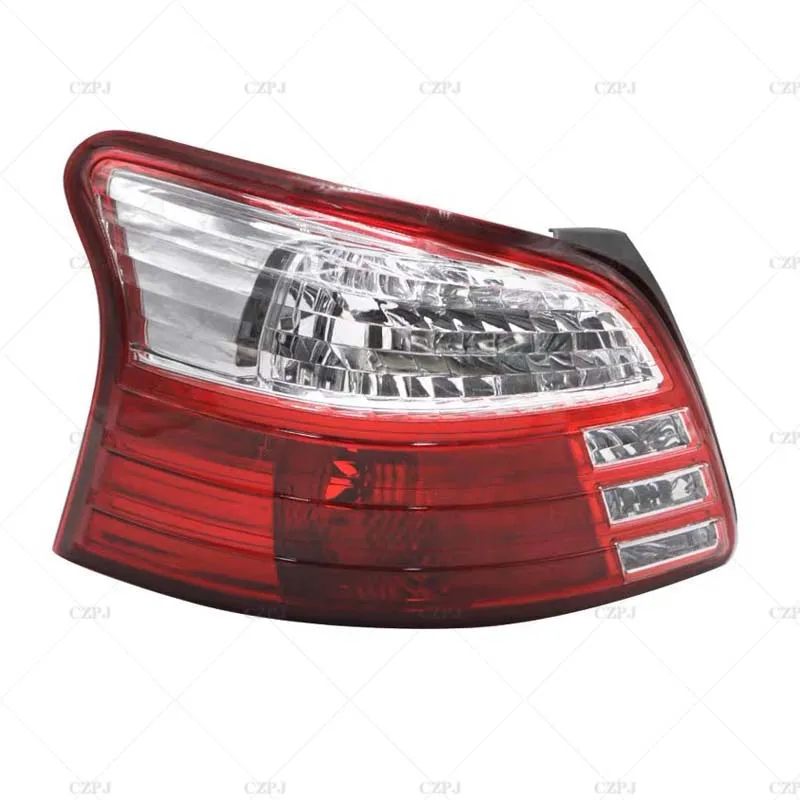 Car Rear Bumper Taillight Assembly For Toyota Vios 2010 2011 2012 2013 Brake Reversing Tail Lamp No Bulbs