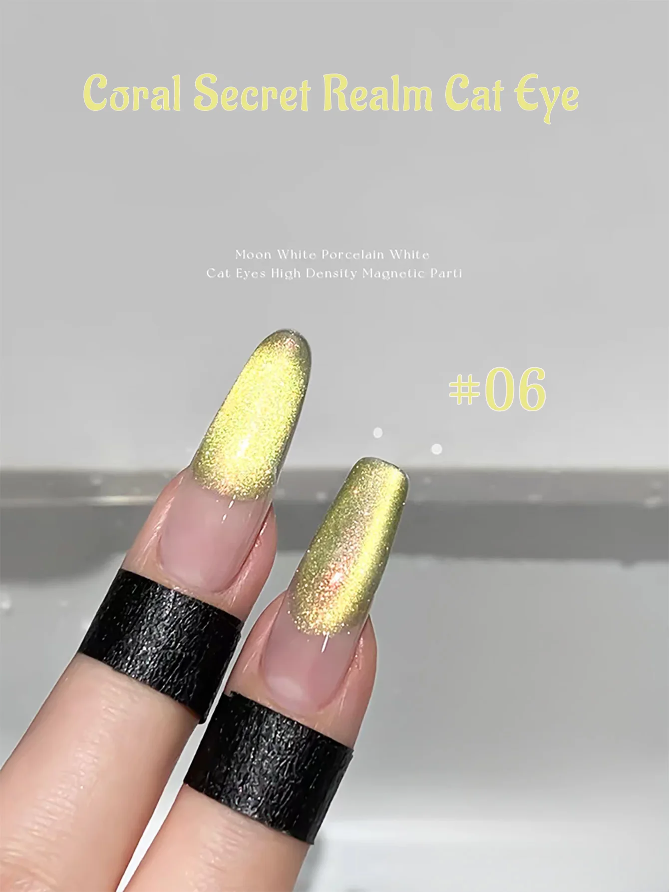 ZH 1-20 Pz Corallo Mistero Perline di Vetro Cat Eye Gel Smalto per unghie 2025 Nuovo Multicolor Esplosivo Sparkle Pietra Cat Eye Nail Art
