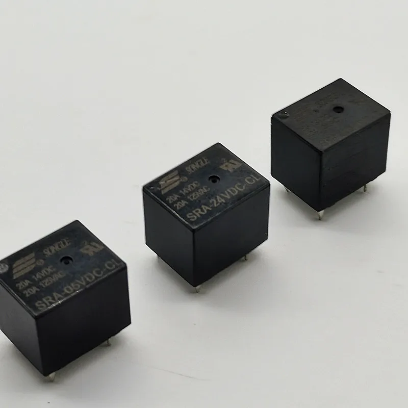 5PCS Industrial electronic circuit board DIY Relay sra-05v 12V 24 vdc-al-cl T74 20A original 4-pin 5-pin