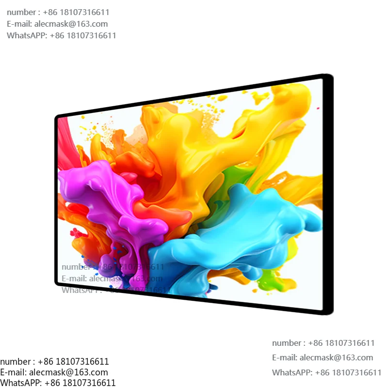 

32 Inch Wall Mounted Indoor 6mm Video Kiosk Multimedia LCD Digital Poster Animation for Retail Store Advertising