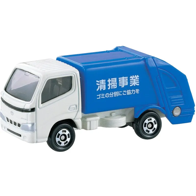 

Original TAKARA TOMY Tomica No.45 Toyota Dyna Refuse Truck Garbage Truck 1/74 Diecast Alloy Model Collectible Toys Gifts for Boy