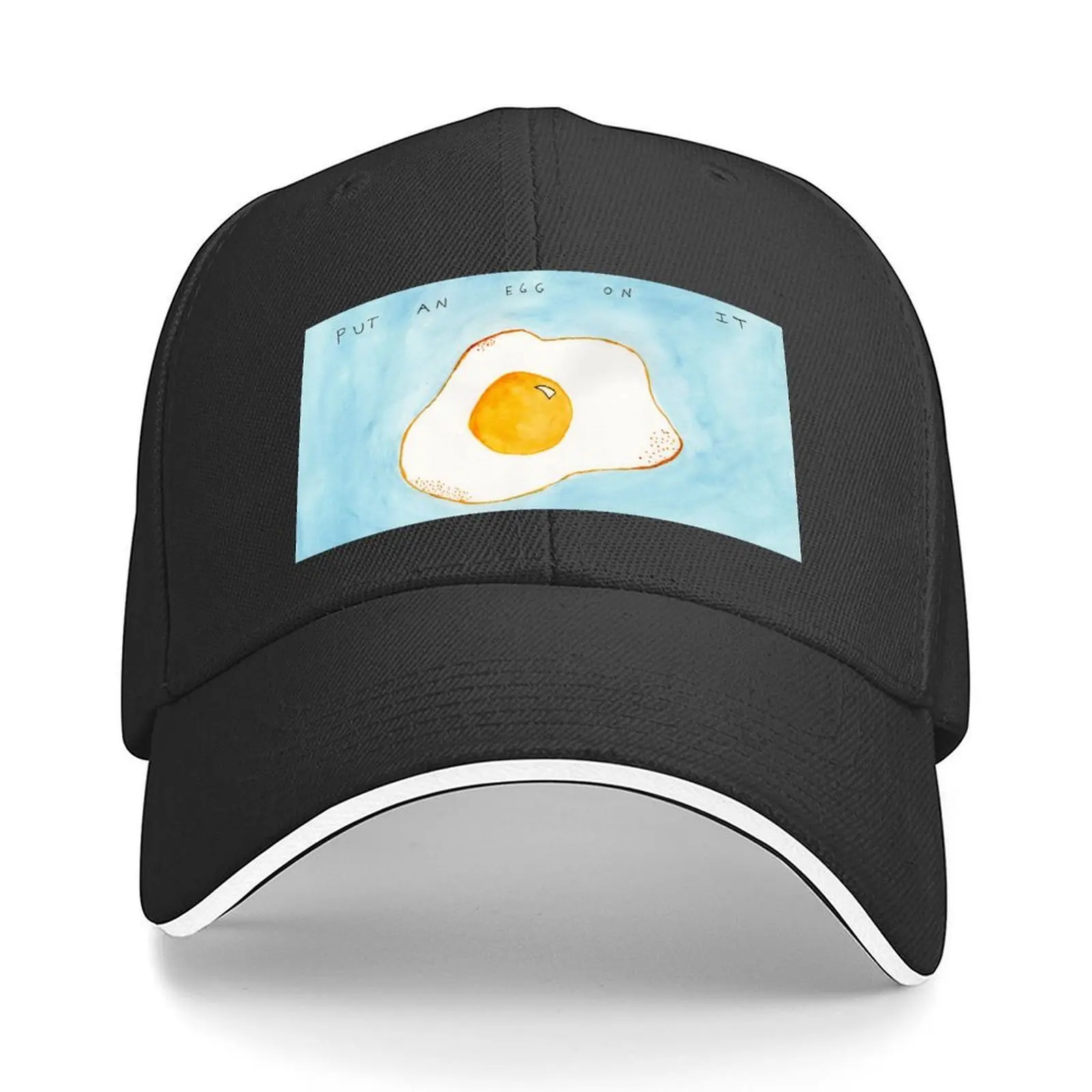 

Put An Egg On It! Baseball Cap Hat men Hat Man For The Sun funny hat fun hats Man Women's