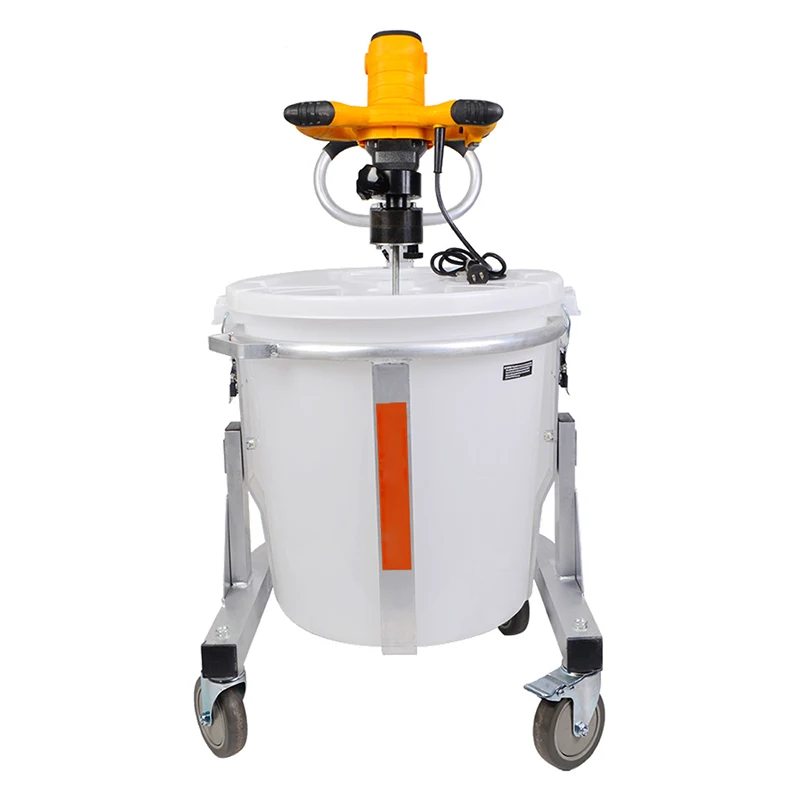 80L cement mixer self-leveling mixing station 2050W convenient and affordable portable and home use