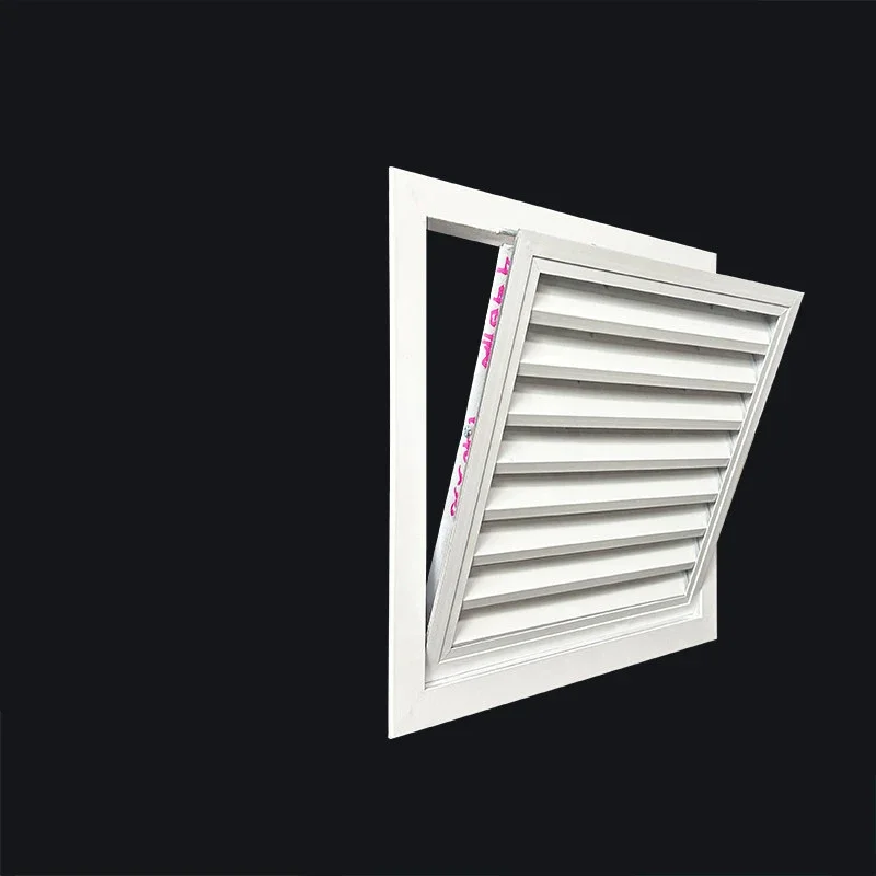 1pcs 200/250/300/350/400/450/500/550/600mm Aluminum Alloy Air Vent Grille Heating Cooling Vents Exhaust Shutter Vent Can Open view 5