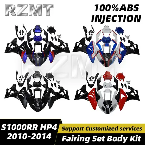 New ABS Motorcycle Bike Fairings Set For BMW S1000RR HP4 2009-2014 Body Kit Bodywork Set Shell Injection S1000RR HP4 09-14