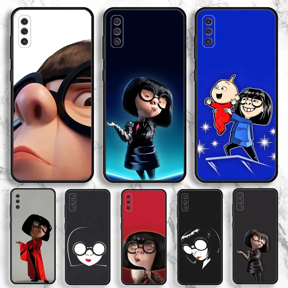 E-Edna Mode  Phone Case For Samsung Galaxy A13,A21s,A22,A31,A32,A52,A53,A71,A80,A91 Soft Black Phone Cover