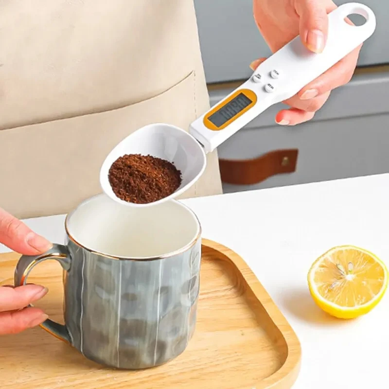 500g Electronic Kitchen Scale Coffee Scoop Digital Measurement With LCD Display Dog Food Milk Powder Tea Weighing Baking Tools