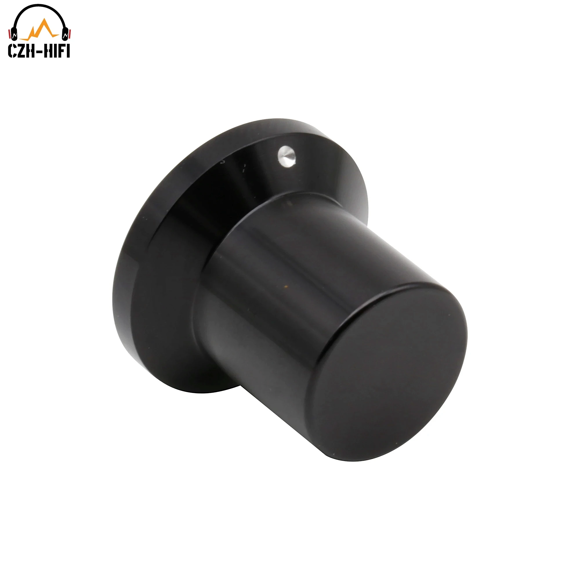 1pc 25mm Solid Aluminum Volume Control Knob Button Cap Hat Pointer Potentiometer Amplifier DAC Turntable 6mm Shaft Hole Sound