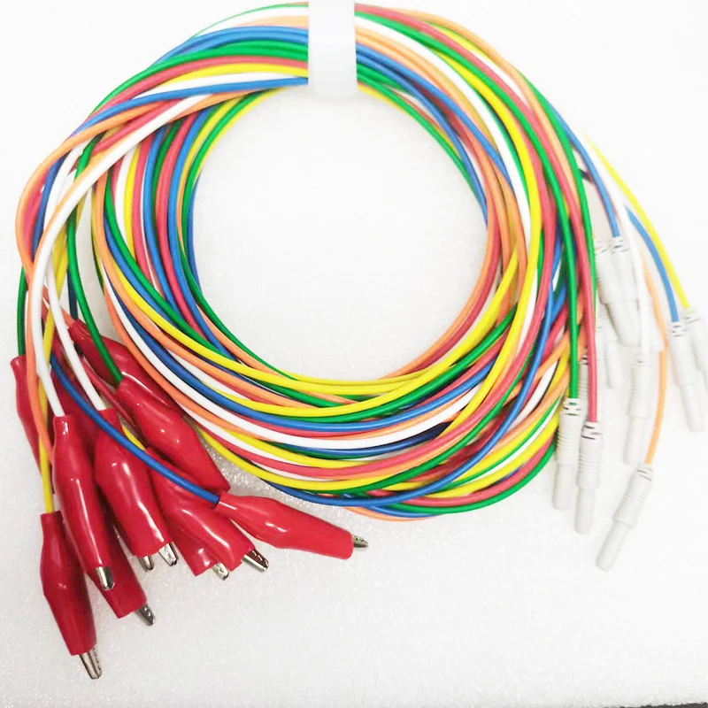 

Применимый студенческий эксперимент, коробка усиления EEG, свинцовый провод, зажим типа «крокодил», электродный провод, DIN1,5 мм, 10 шт. в упаковке